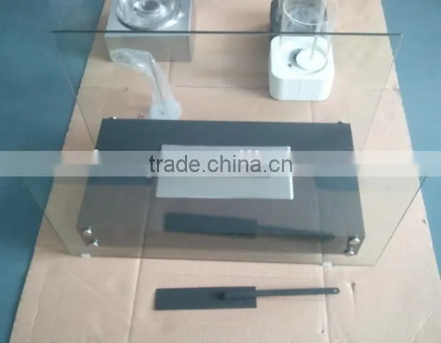 large size free standing bio ethanol iron fireplace with SST box burner