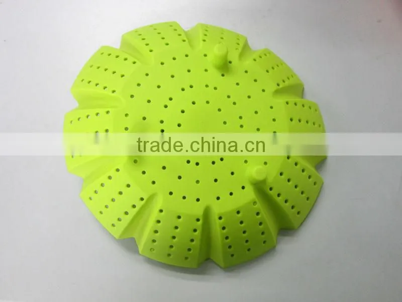 100%Food Grade Silicone Food Steamer