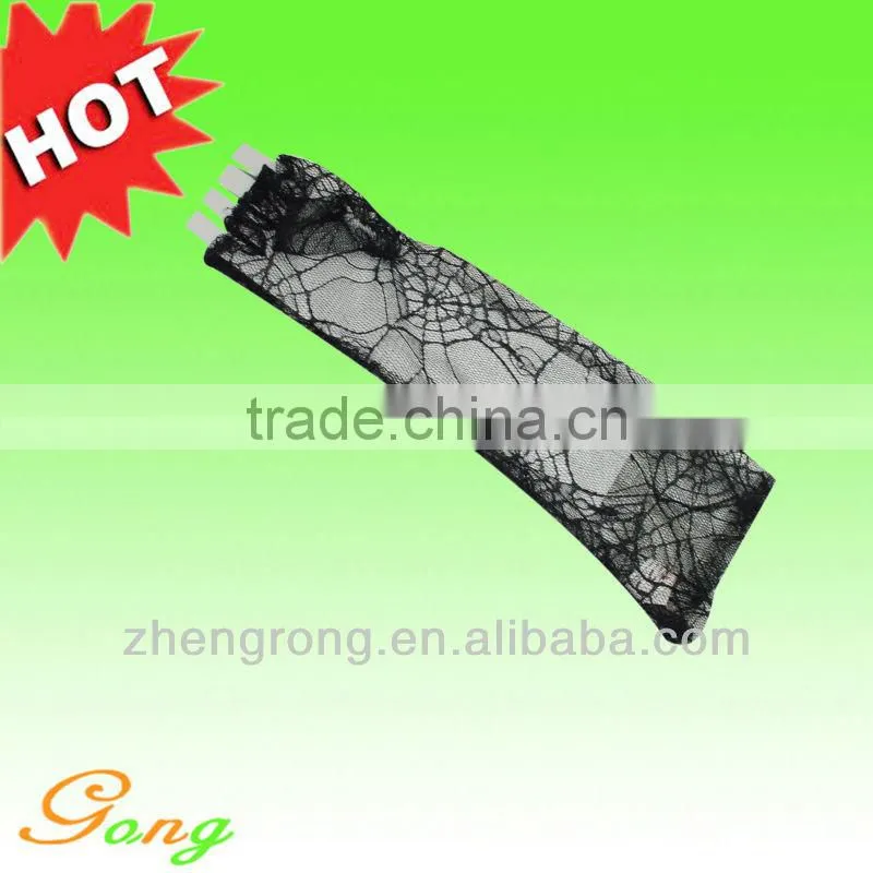 Fashion Wedding Blue Satin Gloves