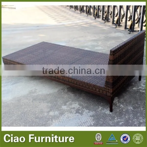 Rattan furniture queen size sleeping sofa bunk bed