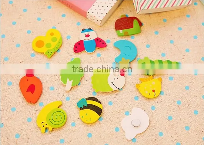 3D lovely wood fridge magnet