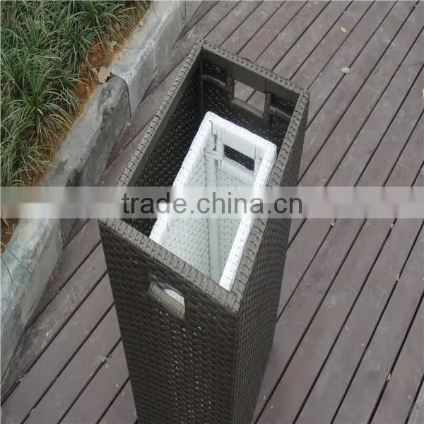 Kitchen wicker storage box&wicker frame garbage can