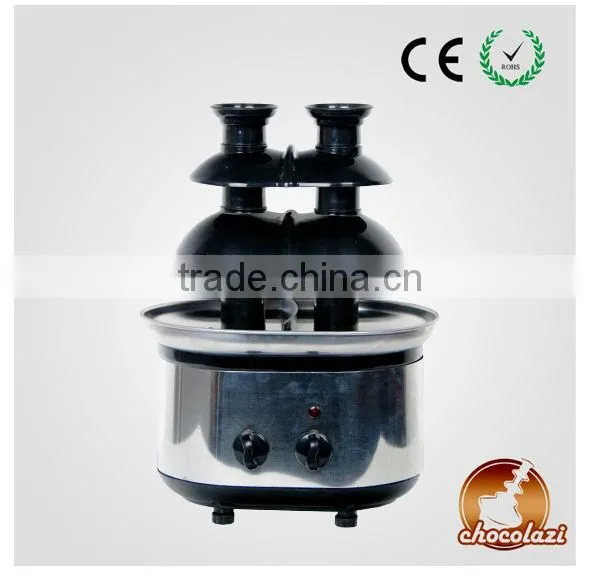 CHOCOLAZI ANT-8050B Auger 3 tiers stainless steel Home chocolate melters