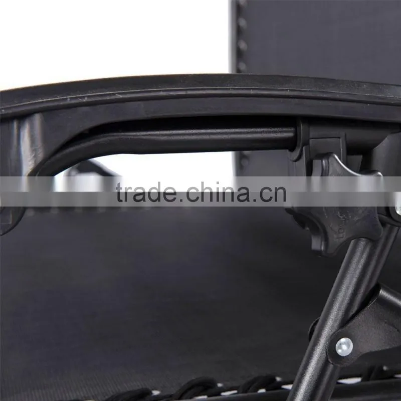 Outdoor Chaise Lounge Folding Chair With Cup Holder