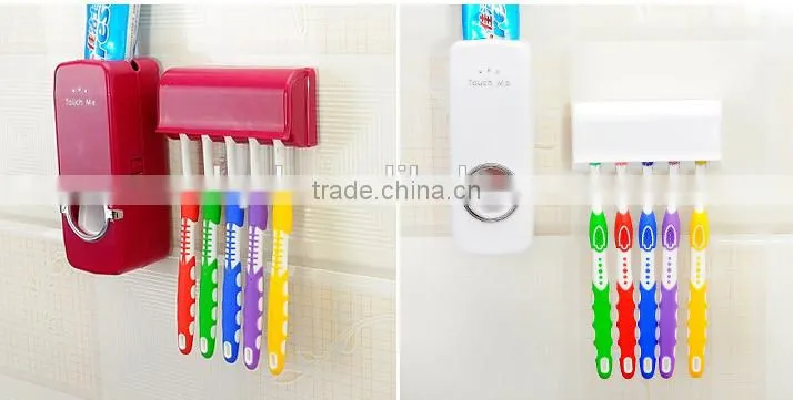 Promotion Automatic toothpaste dispenser/Toothpaste Dispenser & Toothbrush Holder