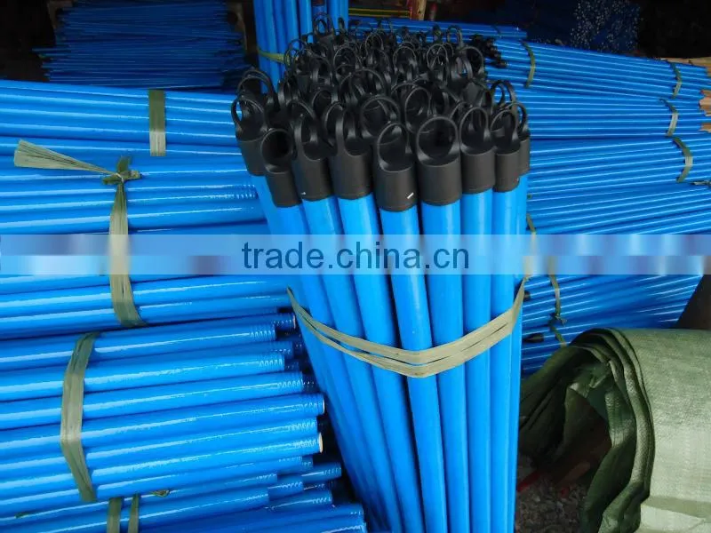 Simple Style plain Color PVC Wooden Broom Handle