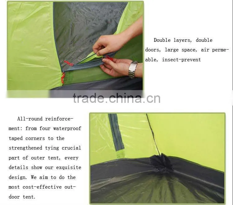 Family Tent Military Tent Outdoor with Vestibule