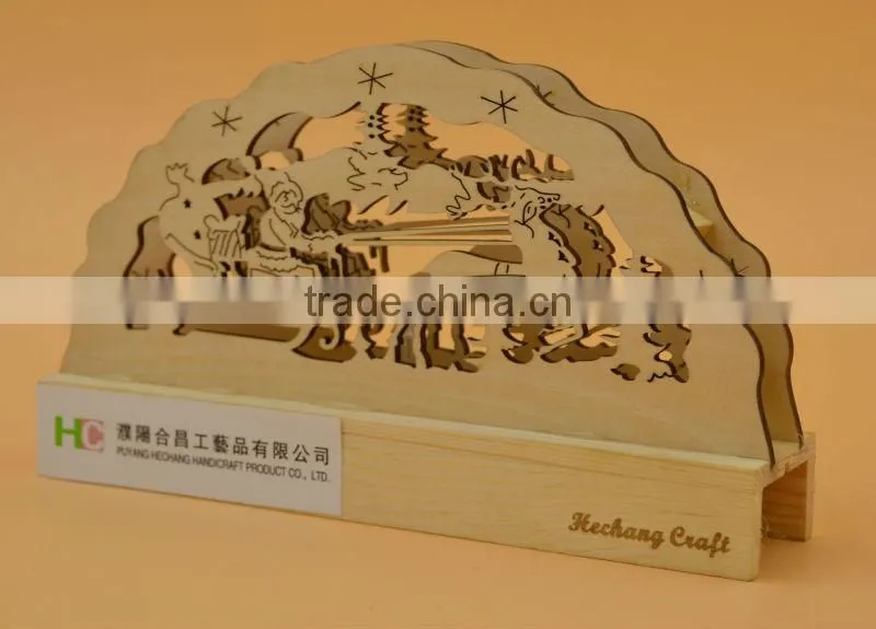 3d laser cut wooden toy christmas tree