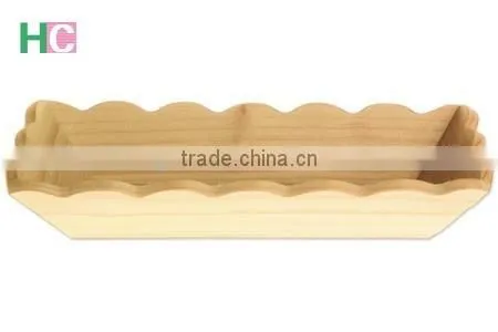 Custom unfinished wood serving trays whoesale