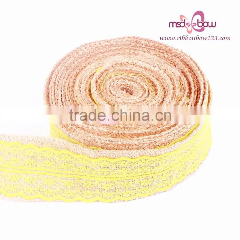 2016 christmas wire ribbon 2.5 inch jute ribbon wholesale burlap ribbon