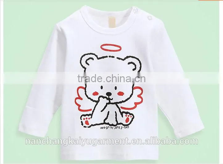 wholesale cartoon print cotton T shirt for boy kids