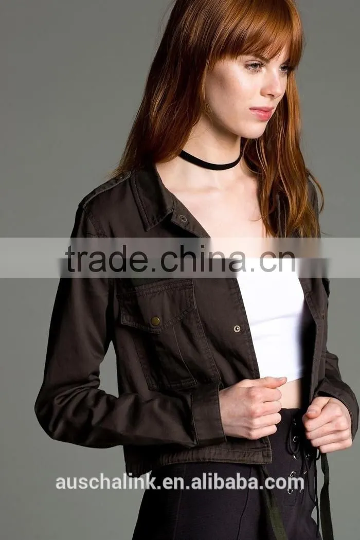 OEM service newest cropped cheap varsity jacket made in china