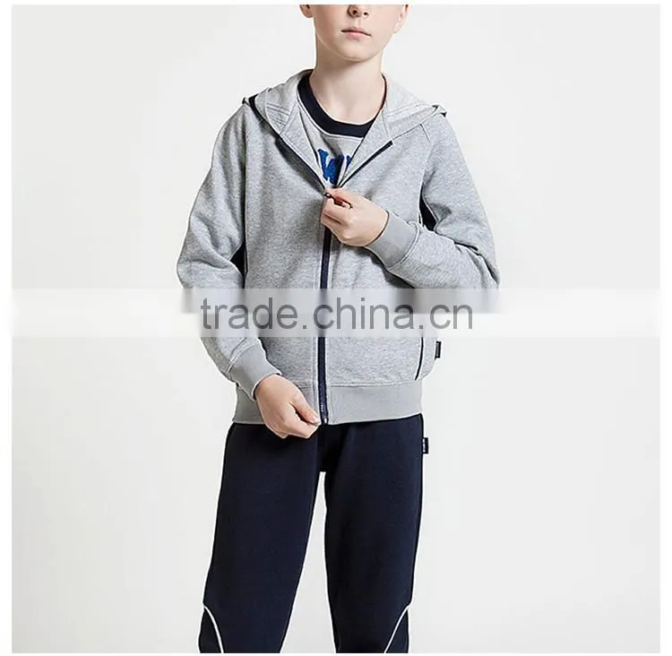 Two sets of boys new school children's Navy wind outdoor sportswear student uniform custom