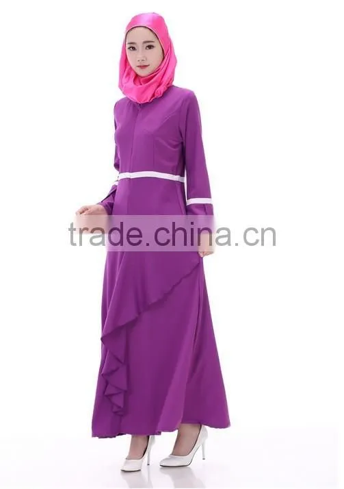 latest fashion design women clothing muslim dress 2015