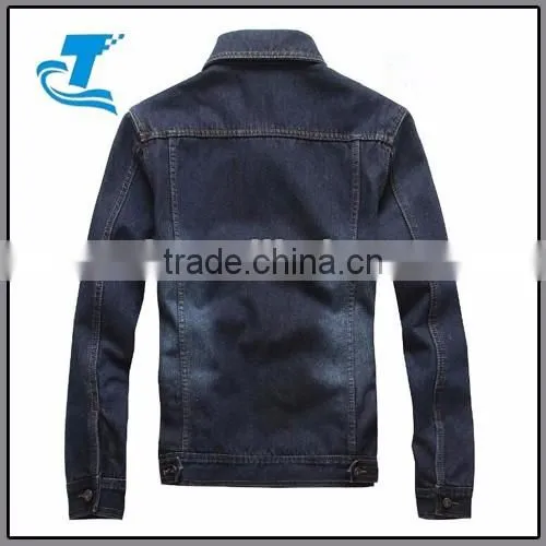 Fashion Men Fleece Denim Jackets Thick Warm Solid Single Jean Jackets Coats