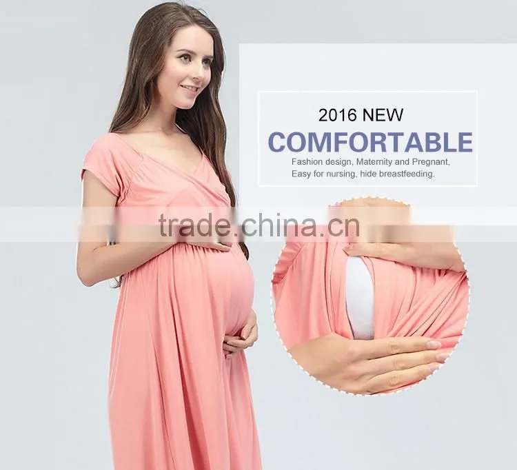 Maternity Dresses Ladies Nursing Clothing Korean Style Pregnant Women Skirts