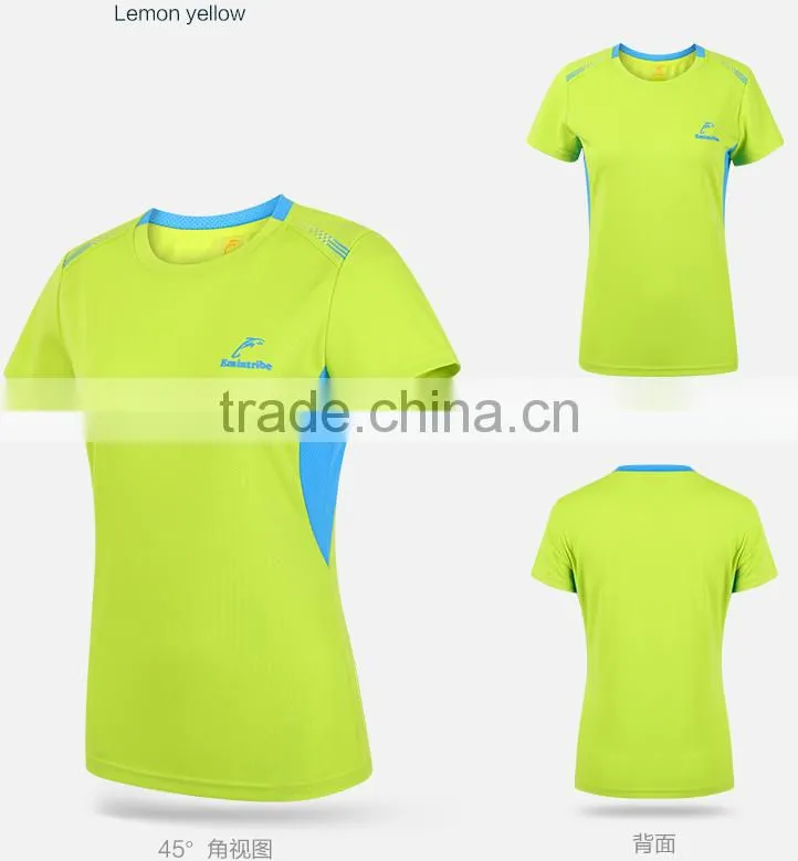 men breathable sweat plain t-shirts/women sport dri fit custom t-shirt