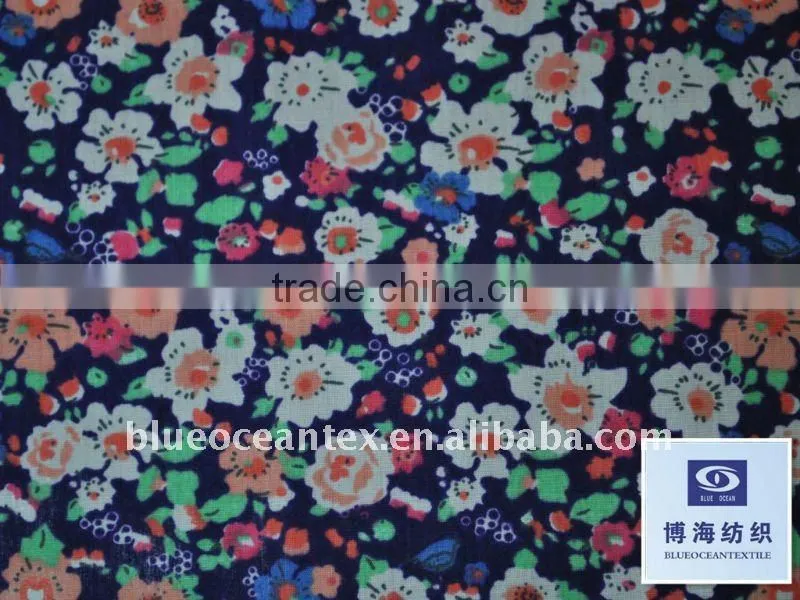 100% Cotton Cambric Fabric Printed Cotton Voile 60x60/90x88 70GSM 2OZ Bohemia Style,Factory In Huzhou