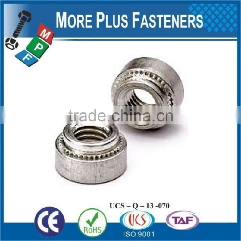 Made in Taiwan Stainless Steel Non locking Floating Self Clinching Nut