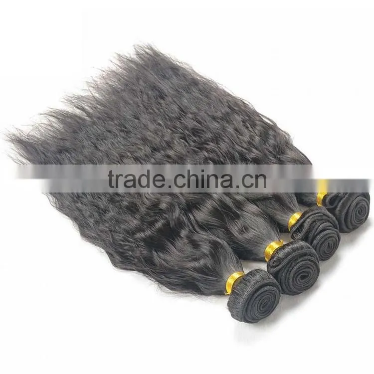 Full Cuticle One Donor Fast Delivery Unprocessed Black Long Human Hair Angels Hair Weave