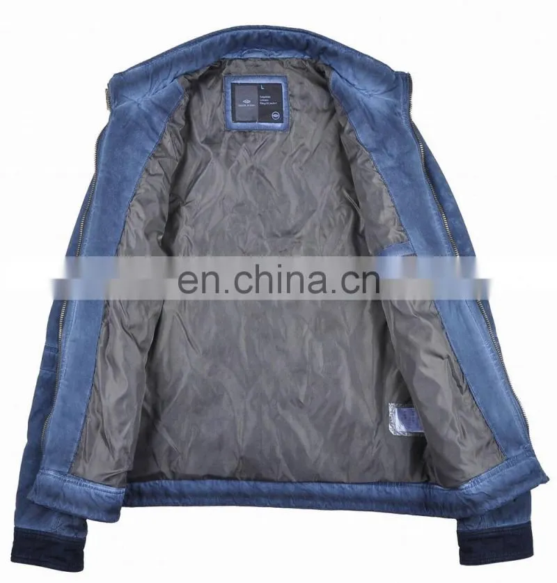 Latest Mens Thick Padded Cotton Fashion Autumn/Winter Coat 2015