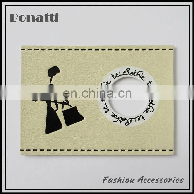 2013 hot sale Genuine leather labels real leather patches for jeans