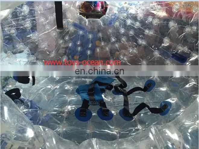 Fashion and quality young pvc inflatable human size roller balls