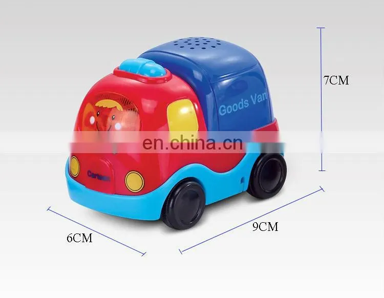 6 pcs newest kids cartoon plastic toy wind up car