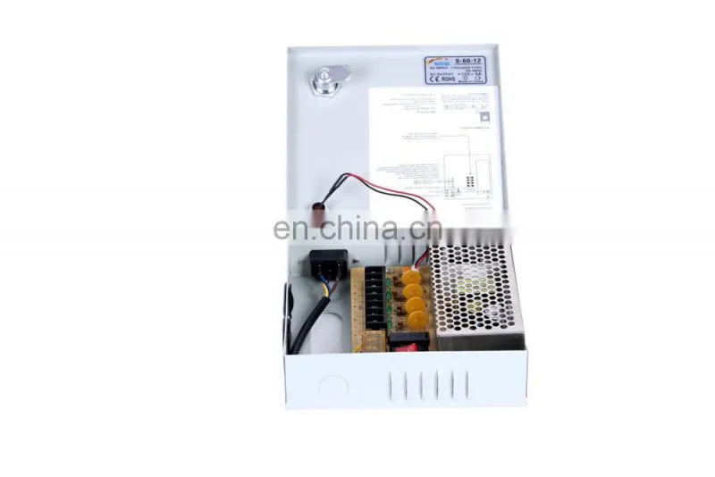 60 Watt Screen CCTV Switching Power Supply Driver Full Range AC Input