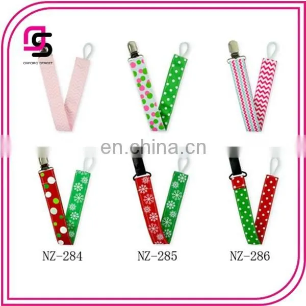 2016 Unisex Stylish Designs Pacifier Clip Diaper Holders