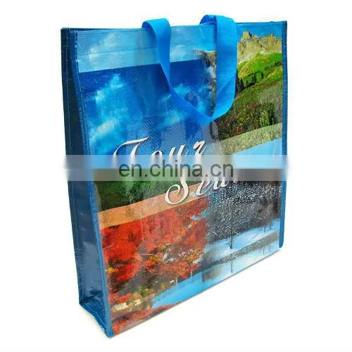 customized promotional eco-friendly pp nonwoven shopping tote bag