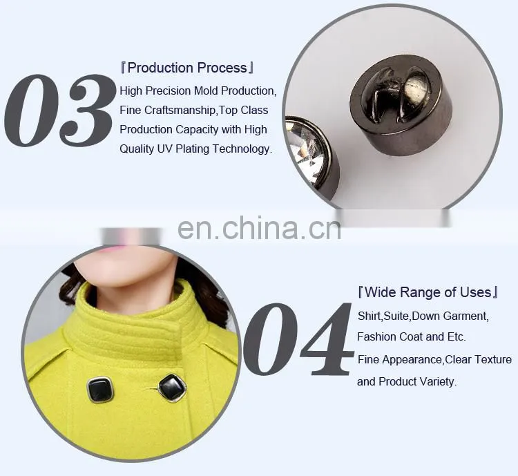 Plastic Round Rhinestone Shank Button BA60134