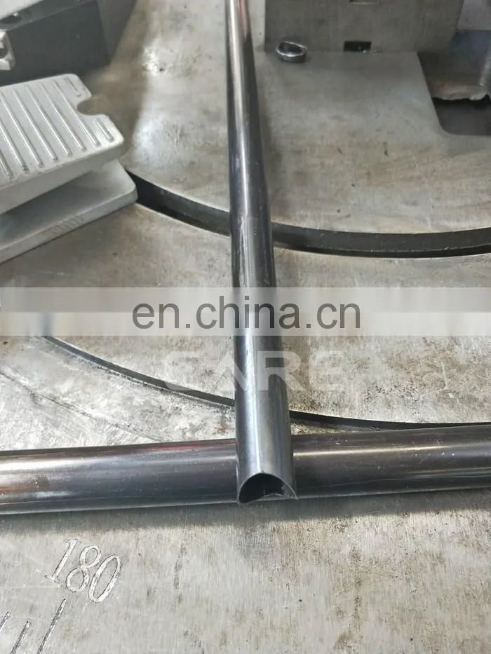 CH-60 Hydraulic horizontal type steel pipe tube end notching machine for good welding