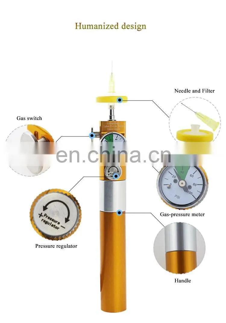 Factory CDT micro plastic equipment /CO2 therapy solution carboxytherapy for dark circle wrinkles scars