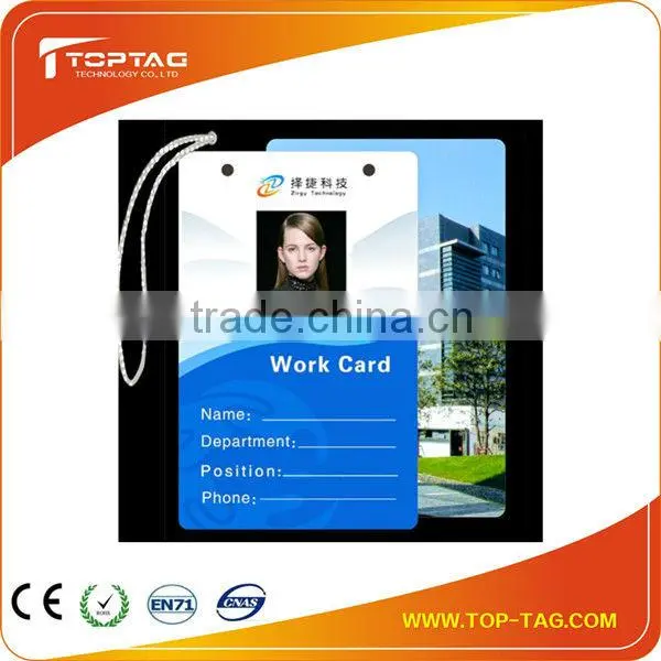 Wholesale price13.56Mhz personal ID card,RFID ID card with printing Logo,UID/serial number