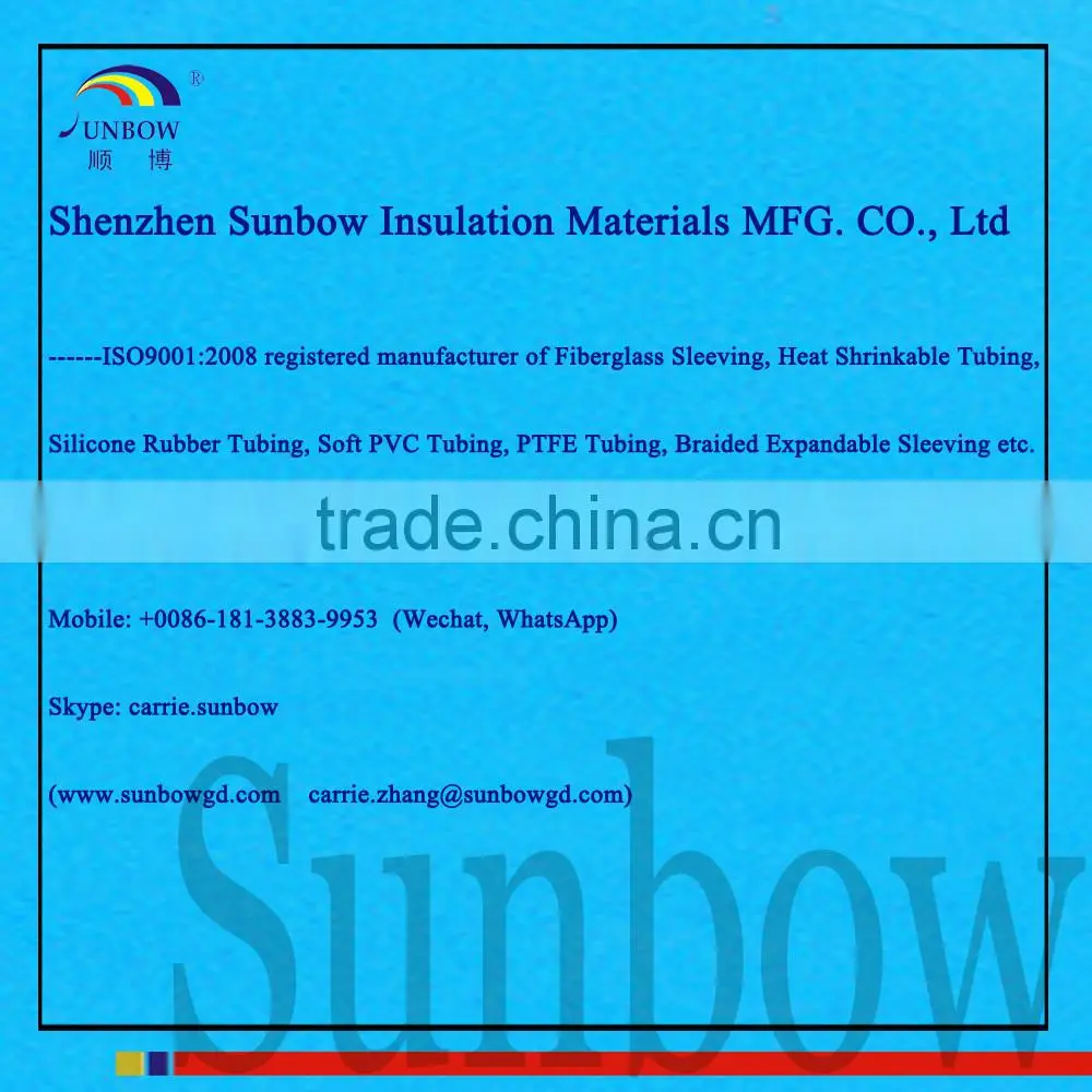 SUNBOW 22mm orange color polyolefin heat shrink tube for New energy vehicles