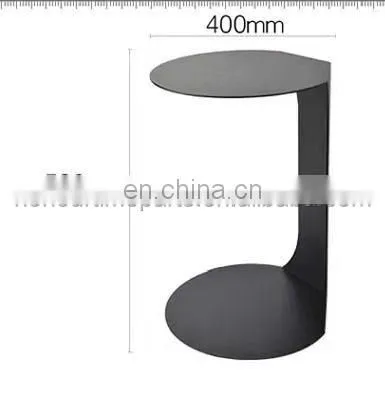 HOT Sell living room table America style sofa side table C shaped end table
