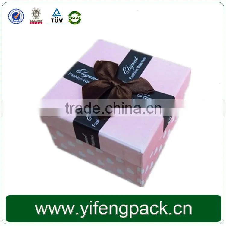2015 fashionable gift box for watch packaging paper watch box