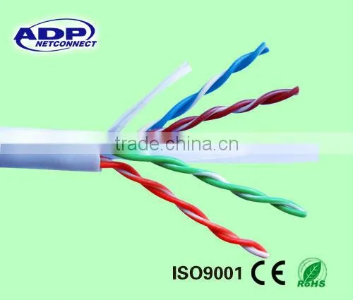 4 Pairs Cat6 Lan Cable Bare Copper For Russian and Brazil Market