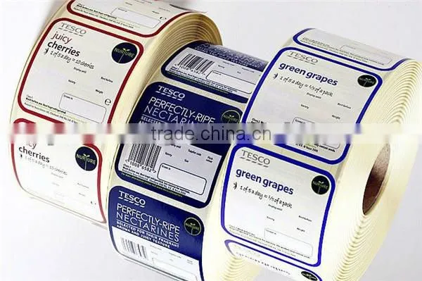 Wholesale Self adhesive blank labels in roll