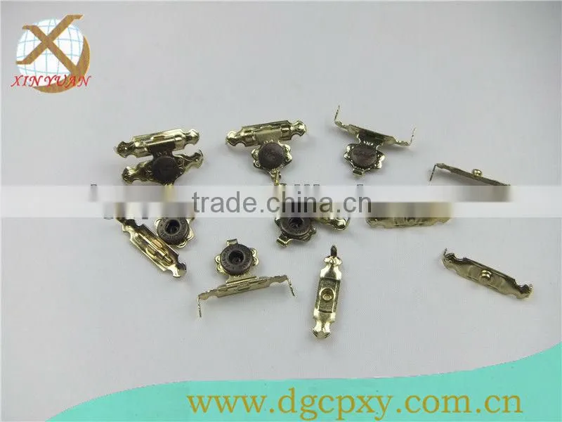 Fashion jewelry cigar wooden box clasp snap button clasps box lock