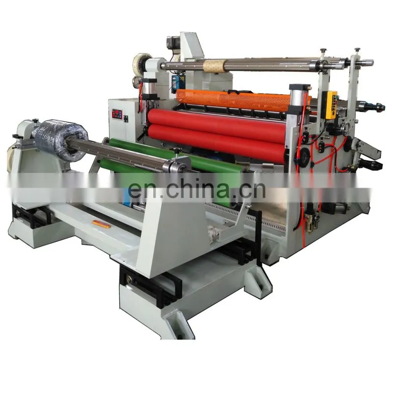 DP-1600 Roll Plastic Film Slitter Rewinder(Two Motors) Fabric Slitting Machine Price Non Woven Slitting And Rewinding Machine