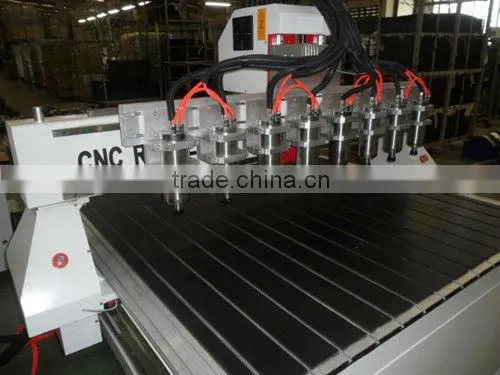 8 spindles plywood cutting cnc router /plywood engraving cnc router with 8 heads