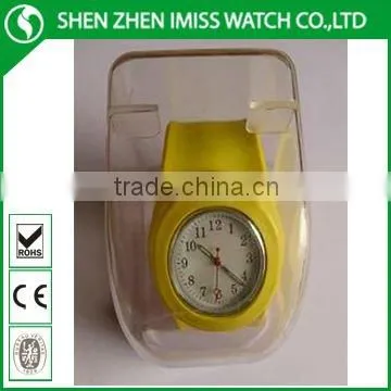silicone slap-on watch