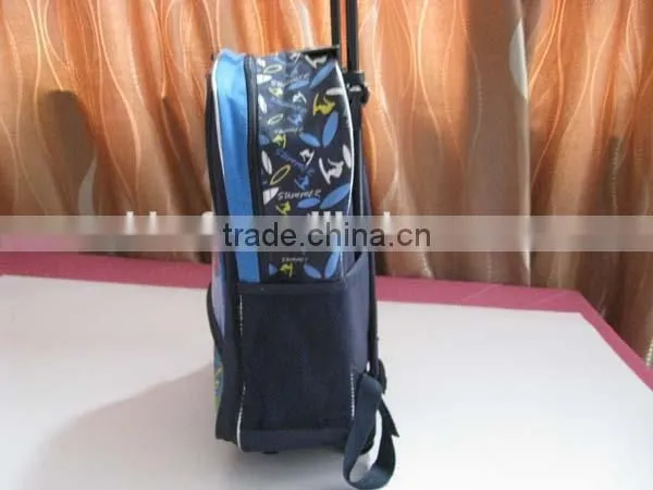 Newest beautiful school trolley bags for girls
