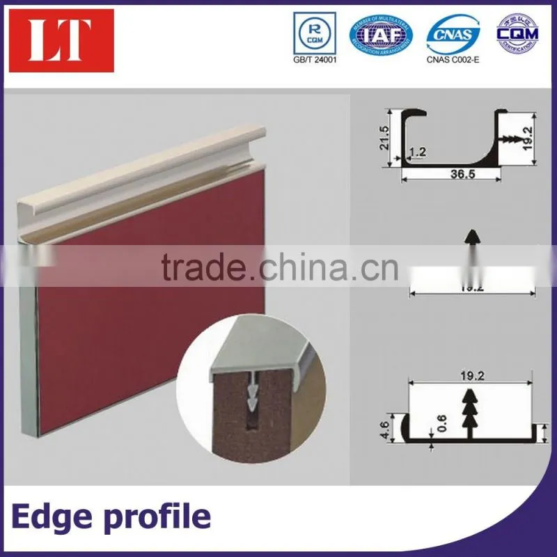 Small aluminum extrusion profile for decoration T shape profile