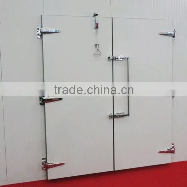 stainless steel cold room swing door with double leaves