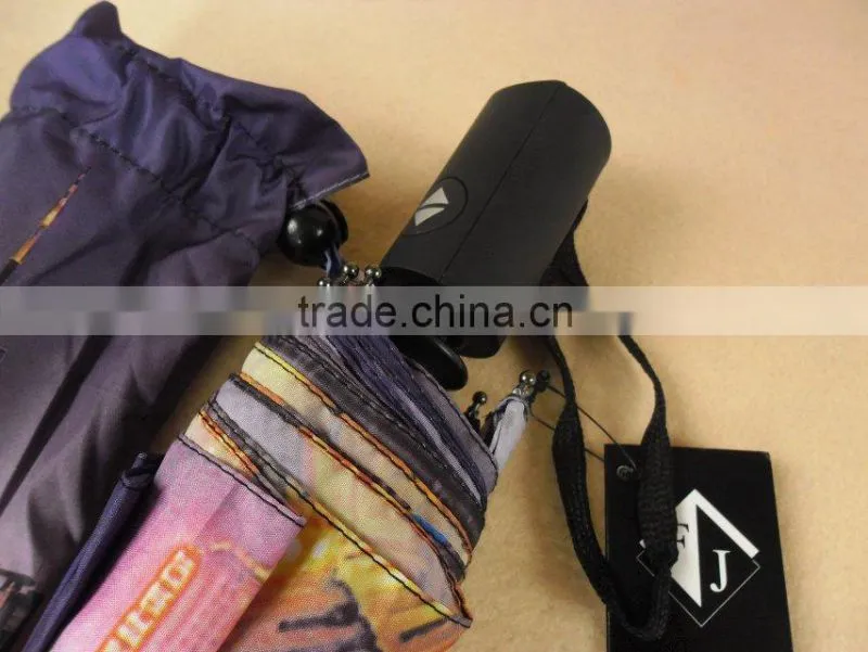 3 folding umbrella with automatic open and close