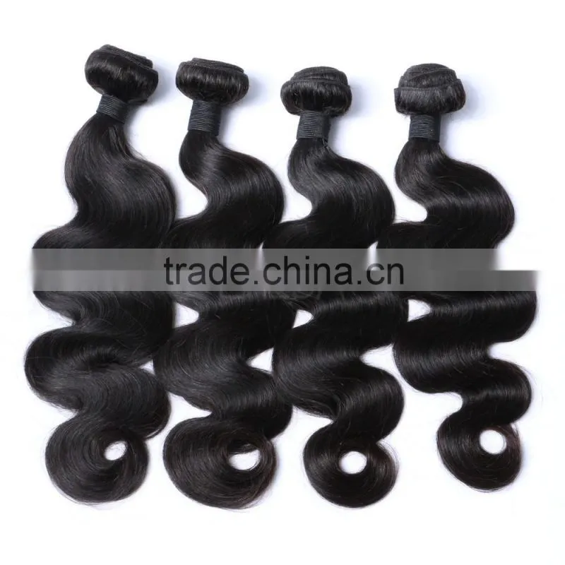 Cheap wavy grade 7a unprocessed virgin malaysian remy body wave human virgin hair weave