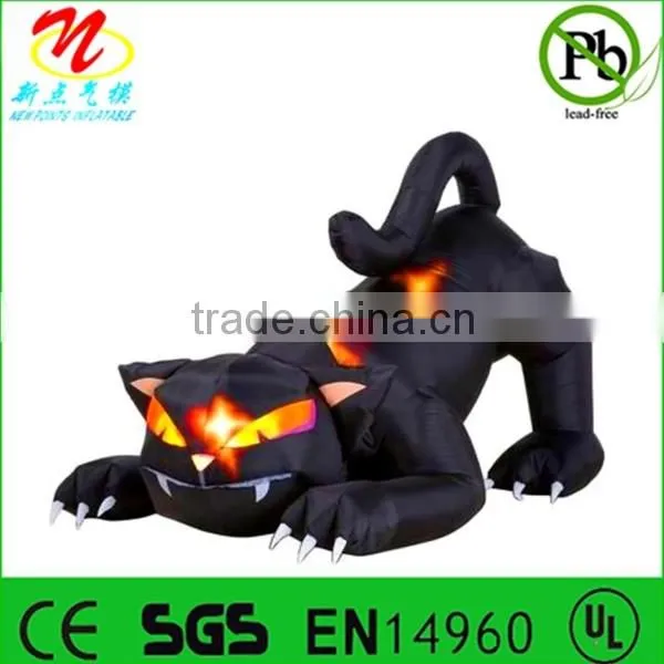 Halloween animated frightening inflatable Frankenstein